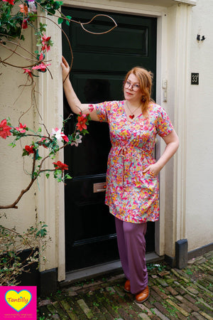 Mary jurkje van rayon – Zwierig, Luchtig & Beperkt Beschikbaar 🌸 roze zomer