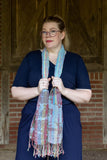 Rayana crinkle handmade scarf - luna Scarves Tantilly 