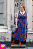 Nila jurk- rayon - bohemian zomer - blue love- zomercollectie van Tantilly Every day dress Tantilly 