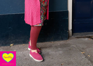 Leggings ocean blue - viscose stretch - handmade by Tantilly