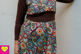 Keisha jurk - Retro galaxy winter dresses Tantilly 