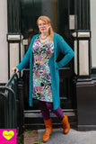Yara jurk - zee aan bloemen - viscose high summer clothes Tantilly 