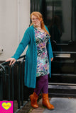 Yara jurk - zee aan bloemen - viscose high summer clothes Tantilly 