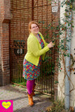 Yara jurk - vlinders- viscose high summer clothes Tantilly 