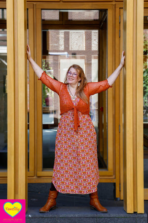 Nila jurk rayon - bohemian zomer - Laura- zomercollectie van Tantilly