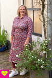 Kora lilou dress -3/4 sleeves- happy retro dots Every day dress Tantilly 