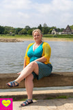 Charlotte bermuda- retro blue pants Tantilly 