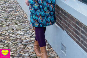 Legging donkerpaars - viscose stretch- draagcomfort en kleurplezier in één ontwerp
