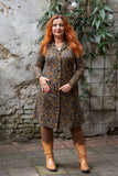 Amy dress / cardigan - 2 in one -classic flower- made by tantilly winter dresses Tantilly 