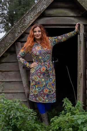 Chantal dress- galaxy colour world