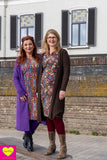 Devi jurk- katoen- posh Three quarter sleeves Tantilly 