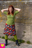 Lalelei rok - klaproos- viscose skirt Tantilly 