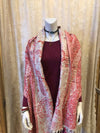 Paisley style- warm winter scarf - coral beauty Scarves Tantilly 