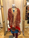 Paisley scarf- warm winter scarf - red sensation Scarves Tantilly 