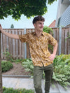 New new new - happy-vibe Man shirt- retro classic style - beige nature Man shirt Tantilly 