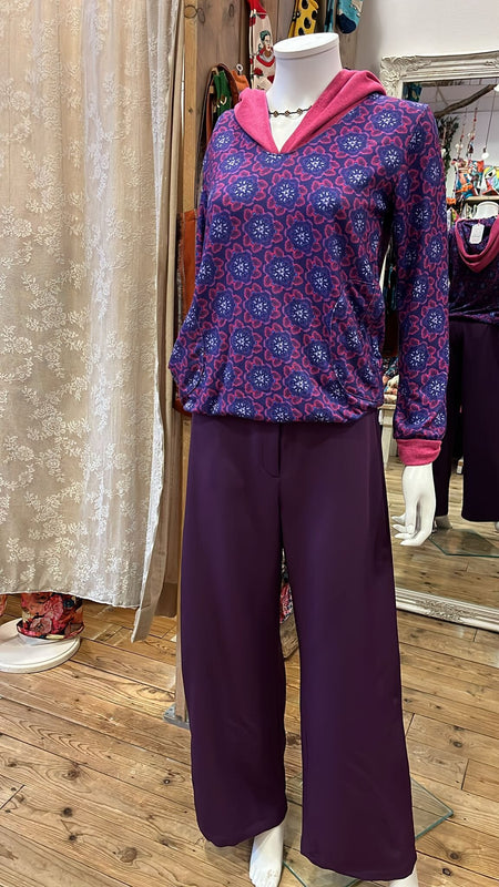 Belize broek - Tantilly's Ultieme broek- casual& chique - funky knit- katoen!