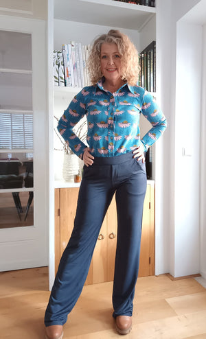 Beck pants - casual& chique- jeans stretch blue pants Tantilly 