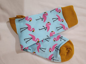 Colourful socks - flamingo Tantilly 