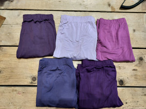 Legging paars - viscose stretch- draagcomfort en kleurplezier in één ontwerp