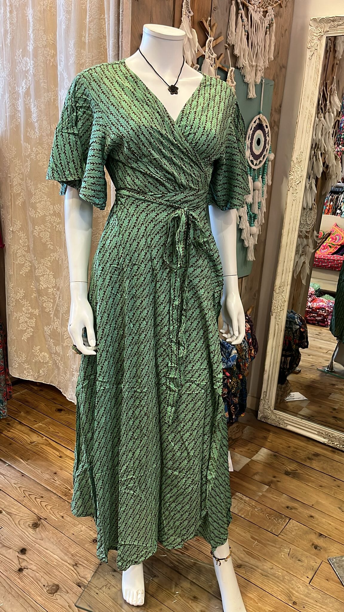 Summerly overslag jurkje rayon - hortus