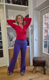 Retro pants - in Holland collectie- paarse pracht skirt Tantilly 