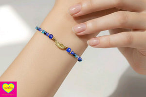 Handmade macrame bracelets - feather ocean- LAST ONE