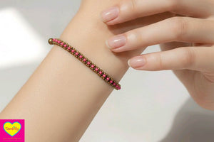 Handmade macrame bracelets - pinki - LAST ONE