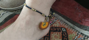 Ankle Strap - Handmade macrame -  classic suny