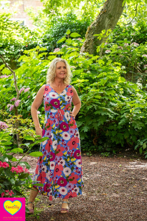 Nila jurk rayon - bohemian zomer - Rory - zomercollectie van Tantilly