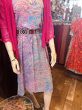 Retro tuniek- langere versie- zijdemix- lila Tunic Tantilly 