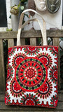 Canvas schoudertas- handgemaakt- uniek en kleurrijk- kies je kleur! Tantilly 