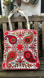 Canvas schoudertas- handgemaakt- uniek en kleurrijk- kies je kleur! Tantilly 