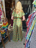 Anastasia jumpsuit - greeny- viscose Made by tantilly tantilly 