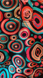 Elin top -viscose- retro circle shirt Tantilly 
