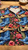 Elin top -viscose- cowboy shirt Tantilly 