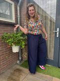 Hadera broek - zomer broek rayon- donkerblauw pants Tantilly 