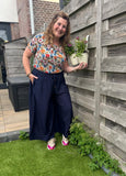 Hadera broek - zomer broek rayon- donkerblauw pants Tantilly 