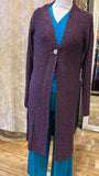 Noa Nova vest- donkerpaars- de ultieme bestseller!-viscose! cardigan Tantilly 