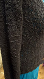 Tantaya kort vest van Tantilly- zwart- viscose cardigan Tantilly 