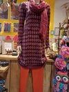 Maddie winter dress- purple rain - warm fabric winter dresses Tantilly 