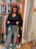 Corduroy velvet broek- velvet touch - casual & chique - stretch- kies je kleur! pants Tantilly 
