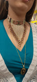 Handgemaakte kralen ketting- boho style- choker verstelbaar- kies je kleur! jewelry Tantilly Safia wit (1) 
