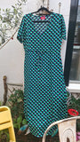 Marylin jurkje van rayon – maxi jurk- dots Every day dress Tantilly 