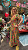 Marylin jurkje van rayon – maxi jurk- groene oase Every day dress Tantilly 