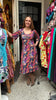 Sofia trumpet jurk - viscose - paarse pracht Every day dress Tantilly 