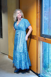 Boho maxi jurk- gemaakt door Tantilly - blue ocean Every day dress Tantilly 