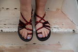 Sandals- handmade design- super comfortable- sunset sandal Tantilly 