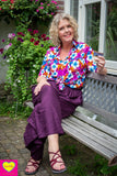 Nieuw! - mannenoverhemd- frangipani bloem Man shirt Tantilly 
