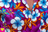Nieuw! - mannenoverhemd- frangipani bloem Man shirt Tantilly 