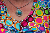 Yara jurk - stippenfeest - viscose high summer clothes Tantilly 